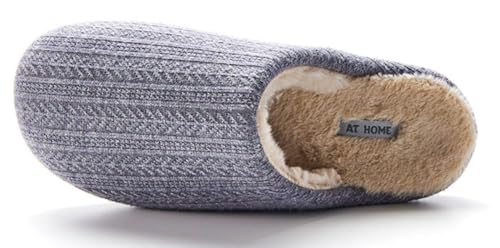 Caistre Women's Fuzzy Scuff Slippers Comfy Memory Foam Winter Shoes Warm Plush House Slipper Indoor Outdoor Shoes with Non-slip Sole3