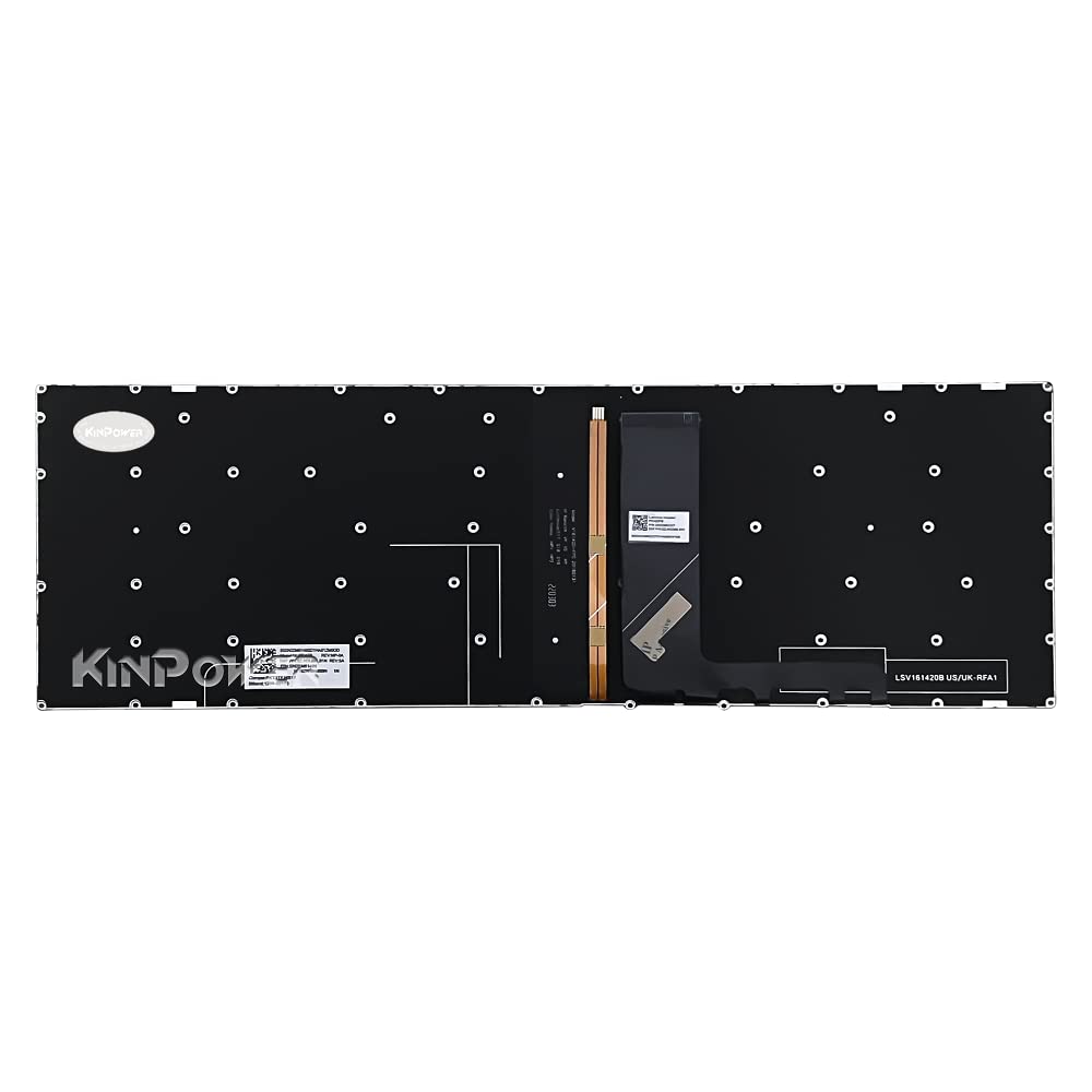 Clavier Azerty Français Compatible avec Lenovo V320-17IKB V320-17ISK Rétro-éclairage