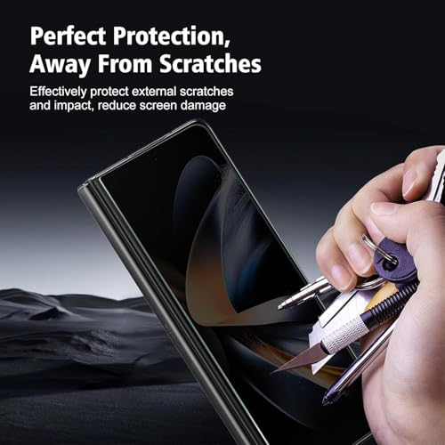 Image of ArmorSuit 2 Pack Anti-Spy Privacy Tempered Glass Screen Protector Guard for Samsung Z Fold 3 (6.2 Inch)