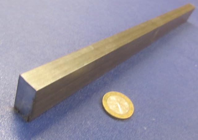 4140 Alloy Steel Flat Bar .500" Thickness x 1.00" Width x 1 Foot Length 1 Piece