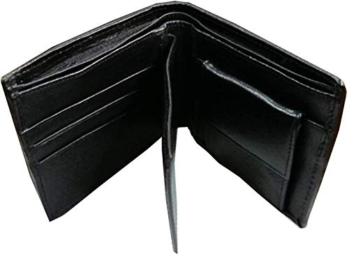 100% GENUINE PYTHON SNAKE SKIN LEATHER MEN'S BIFOLD WALLET BLACK & WHITE NEW3