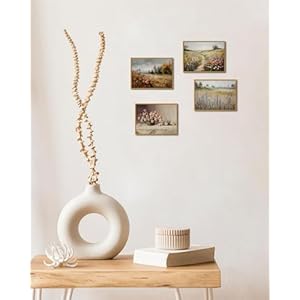 KISSFOX Vintage Fall Landscape Wall Art Framed Autumn Nature Scenery Canvas Prints Country Painting Picture Decor Artwork Rustic Farmhouse Gallery Office Living Room Bedroom Bathroom KISSFOX Vintage Fall Landscape Wall Art Framed Autumn Nature Scenery Canvas Prints Country Painting Picture Decor Artwork Rustic Farmhouse Gallery Office Living Room Bedroom Bathroom