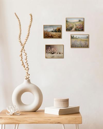 KISSFOX-Vintage-Fall-Landscape-Wall-Art-Framed-Autumn-Nature-Scenery-Canvas-Prints-Country-Painting-Picture-Decor-Artwork-Rustic-Farmhouse-Gallery-Office-Living-Room-Bedroom-Bathroom KISSFOX Vintage Fall Landscape Wall Art Framed Autumn Nature Scenery Canvas Prints Country Painting Picture Decor Artwork Rustic Farmhouse Gallery Office Living Room Bedroom Bathroom