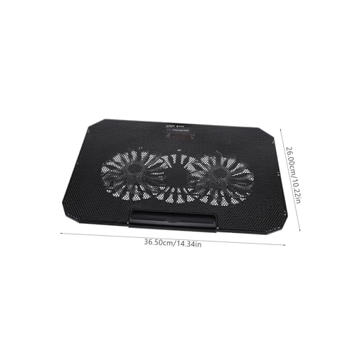 Soporte para laptop con enfriador USB negro Tofficu miniatura 2