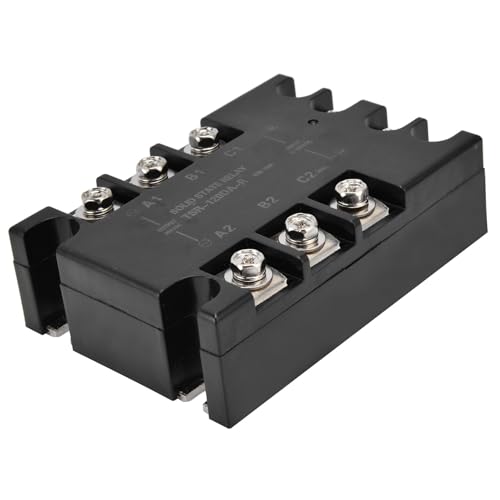 Relais statique triphasé 480VAC thyristor module de commande 3-32VDC automatisme - 5