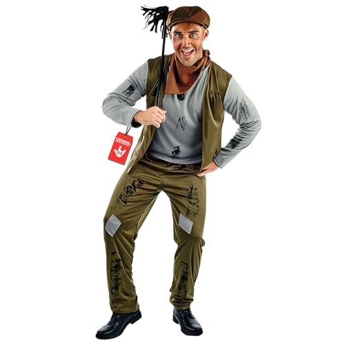 fun shack Chimney Sweep Costume Men, Mens Chimney Sweep Costume, Bert Costume Adult, X-Large