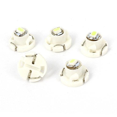 uxcell T4.2 luz LED blanca para panel de camión 5 pzas miniatura 1