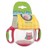 Stephen Joseph Sippy Cup, Owl Pink