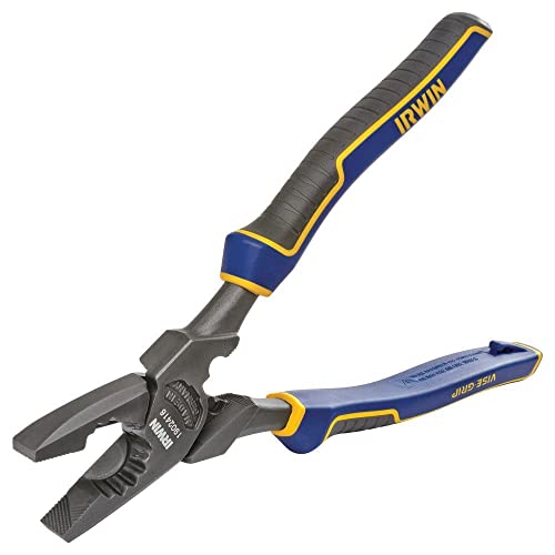 IRWIN VISE-GRIP Locking Pliers, Lineman's with Fish Tape Puller (1902416)