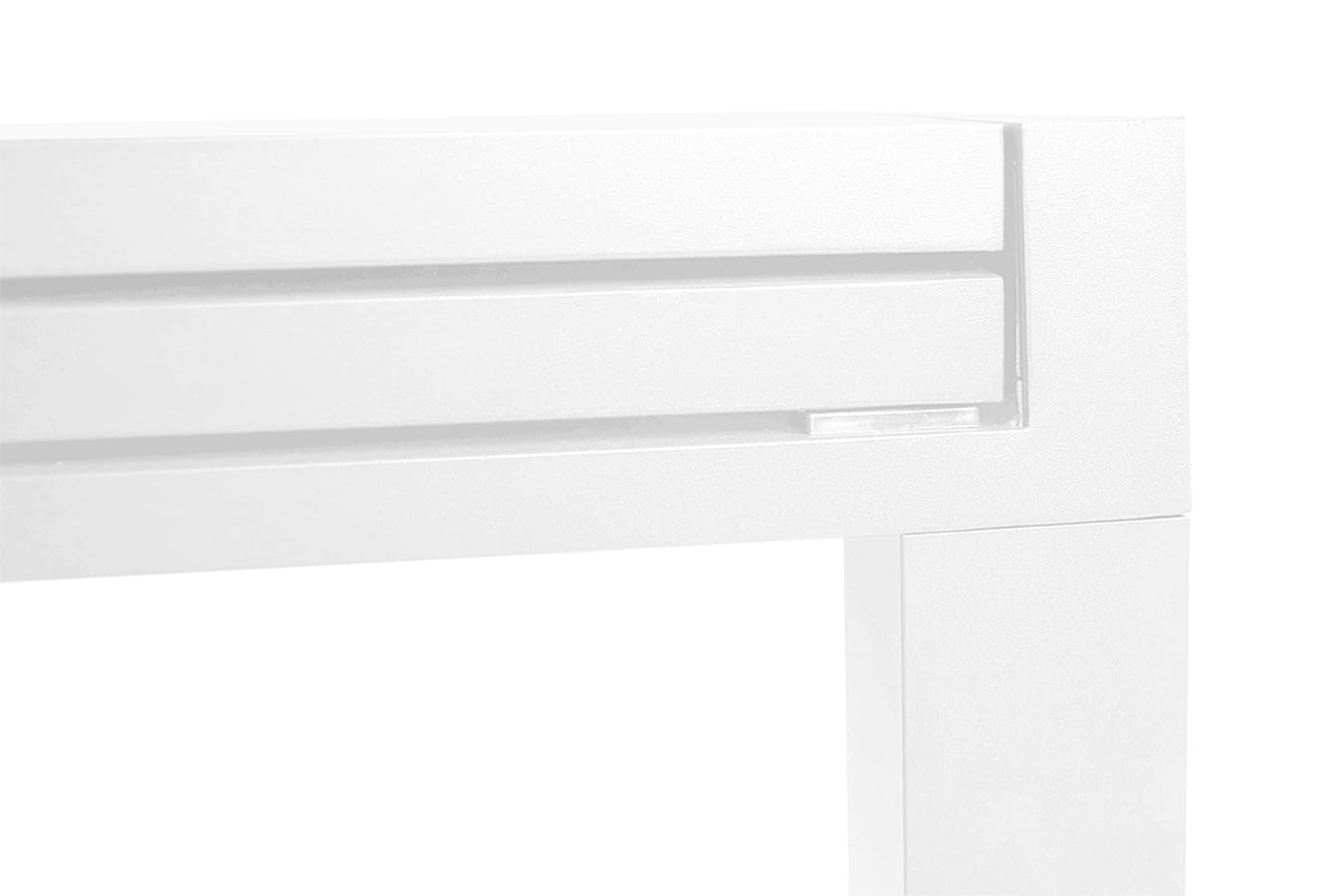 SAMIRA Tavolo da giardino allungabile 135/270 x 90 cm mod. Ares (Bianco)