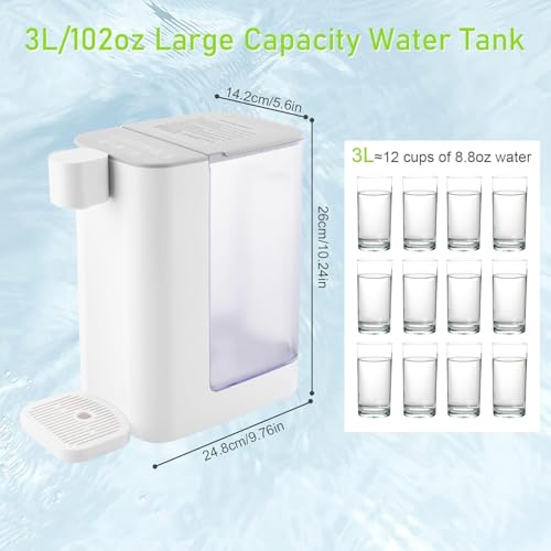 Tetera Eléctrica Instantánea 3L Control de Temperatura miniatura 6