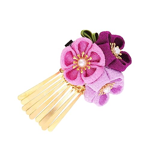 OHPHCALL 和風 ヘア アクセサリー 和風 アクセサリー 和風 スタイル ヘア クリップ ヘア クリップ 着物 ヘアクリップ