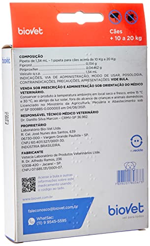 DEFEND PRO CÃES + 10 a 20 Kg