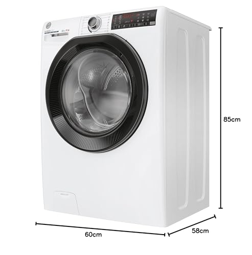 Hoover H-WASH 350 H3WPS6106TAMB-S Waschmaschine/Energieeffizienzklasse A/Füllmenge 10 kg/Eco-Power Inverter Motor/Power Care System/ActiveSteam/Wi-Fi + Bluetooth / 16 Programme