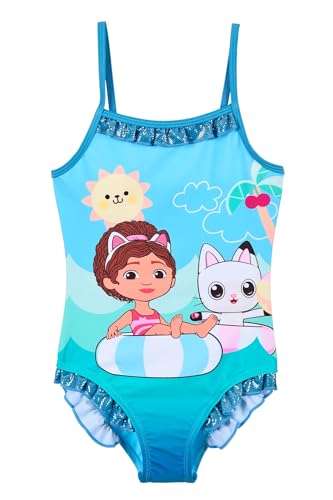Maillot de bain Gabby's Dollhouse fille pour piscine et mer 3-8 ans
