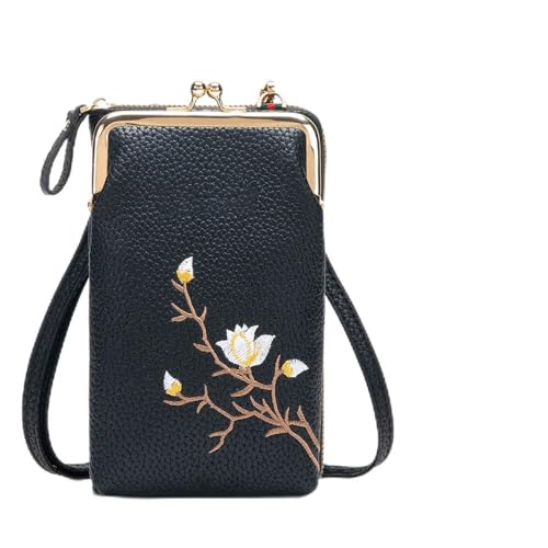 Small Crossbody Cell Phone Bag, Women Sling Cross-Body Wallet with Credit Card Slots, Mini Handbag Purse