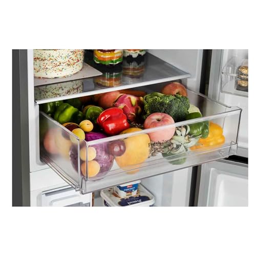 Image of LG 340 L 3 Star Bottom Freezer Refrigerator (2025 Model, Door Cooling+, Wi-Fi Convertible, E-Micom Control, Shiny Steel, BEE Certified, Smart Inverter Compressor) GL-B382DPZX