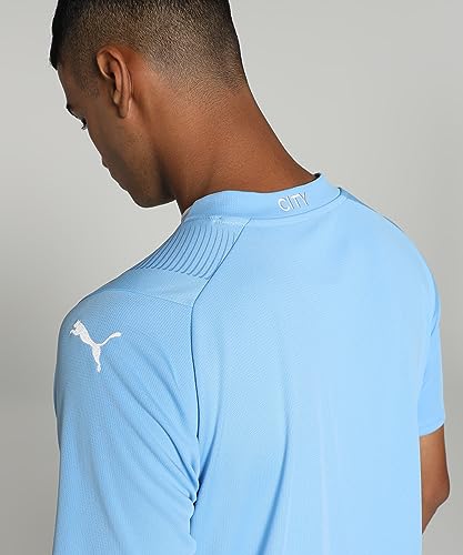 PUMA MCFC 770438-01 Camiseta Primera Equipación Replica Unisex Azul Tamaño M