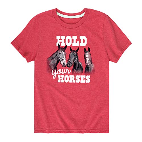 Instant Message - Hold Your Horses - Youth Short Sleeve Tee