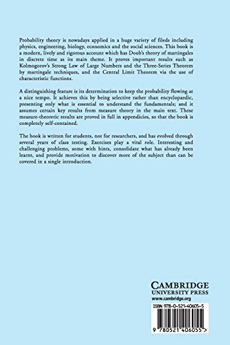 Probability with Martingales (Cambridge Mathematical Textbooks) - Image 2