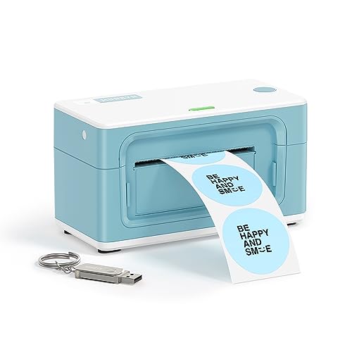 Munbyn Thermal Label Printer, P941 [Upgraded 2.0] Usb 4X6 Shipping Label Printer For Small Business & Packages, High-Speed 150Mm/S Japan 203 Dpi Rohm Print Head, Compatible With Etsy, Ups, Fedex, Ebay #TOP24