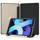 Mode de Visualisation à Double Support: Le capot avant triple pliable peut être plié dans un support de visualisation ou de frappe, mains libres pour regarder des films et taper confortablement au clavier. Les caractéristiques de découpe précises vous permettent d’accéder facilement à tous les ports et boutons essentiels, même avec le étui.