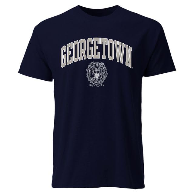 Barnesmith Georgetown University GU Bulldog Short-Sleeve T-Shirt Heritage Navy X-Large