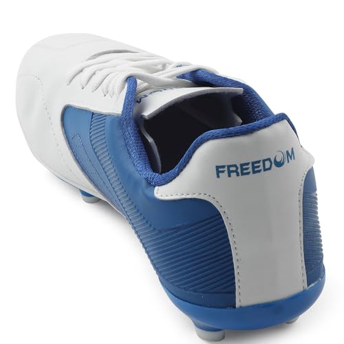 Image of Liberty Freedom Black & White Football Shoes for Men - Lace-Up Court Wear