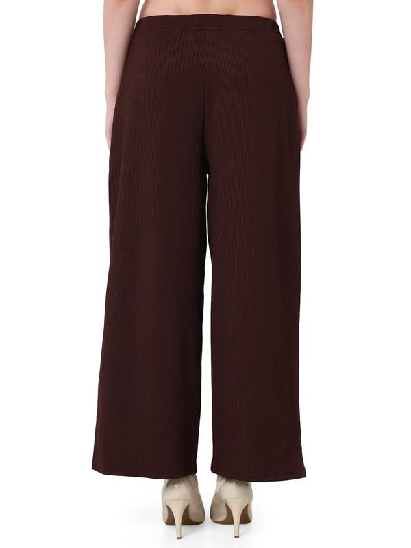 Image of Smarty Pants Women's Cotton Rib Pleated Trouser.