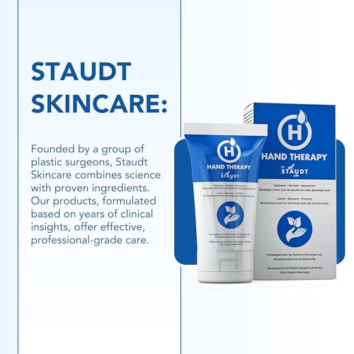 Staudt Premium Hand Therapy Cream for Cracked, Dry or Irritated Hands with Shea Butter & Hyaluronic Acid - Non Greasy, Fast Absorbing Hand Lotion - Intensive Hand Cream for Toughest Working Conditions - Image 2