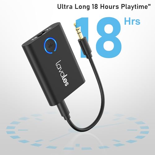 Lavales Bluetooth 5.3 Adapter For Airplane To 2 Wireless Headphones thumb #6