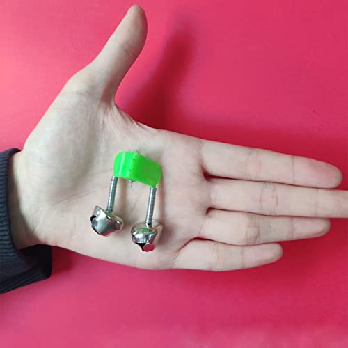 Zyyc 8 Pcs Fishing Rod Extra Loud Alarm Dual Alert Bell, Plastic Fishing Rod Alarm Bell, Fishing Bells, Fishing Rod Bells, Fishing Bells For Rods Clip, Fishing Bells, For All Kinds Of Sea Rod #TOP4