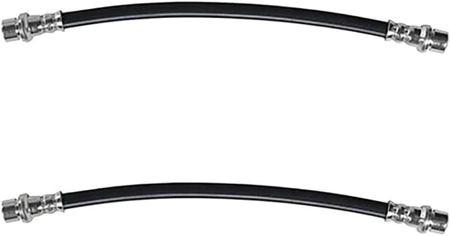 Front Brake Hydraulic Hose - Front Brake Hose, Brake Line Hose Kit, fits 4Runner 1996-2002 fits Sequoia 2001-2007 fits Tacoma 2005-2019 fits Tundra 2000-2006 fits GX460 2013-2016, Set of 2