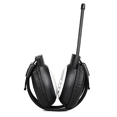 Retekess TR101 FM Headphone Radio,Hearing Test Headphones,3.5MM AUX Jack Compatible with Phones,Computers and Tablets,Suitable for School,Travel,Conferences,Training (10 Packs)
