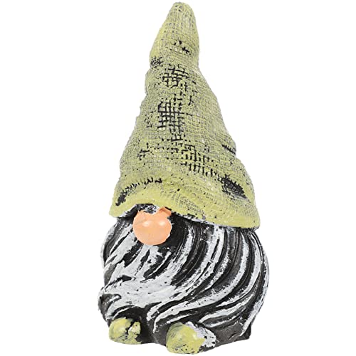 Toddmomy Estatua de GNOME de Miniatura Adorno Decorativo para Figura de Duende para Jardín y Decoración de Interiores