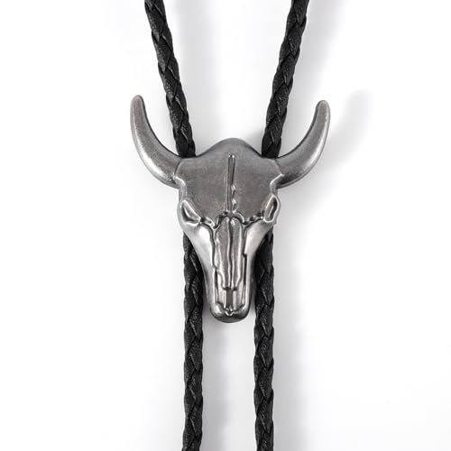 Image of Bolo Tie for Women Men, Western Bolo Tie Rodeo Cowgirl Cowboy Tie Bolo Ties Cowboy Accessories for Men Women