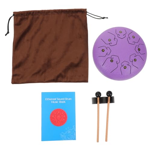 Set de tambor Rain Drum 8 tonos púrpura para meditación miniatura 1