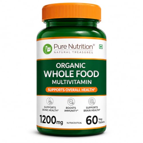 Pure Nutrition Organic Whole Food Multivitamin 60 Veg Tablets - Image 2