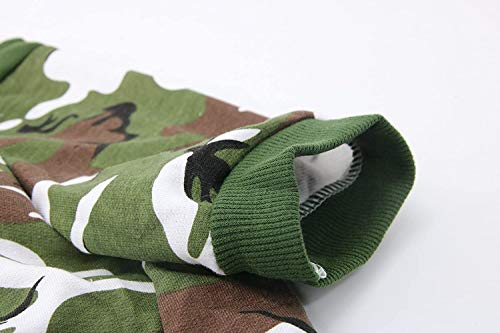 Droolingdog Dog Clothes For Large Dogs Boy Dog Tshirt For Large Dogs Camo Dog Clothes For Medium Dogs Boy, Xl, Army Green #TOP3