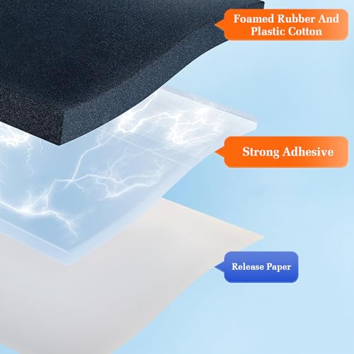 Feuille d'aluminium auto-adhésive isolante 15mm pour isolation mur et sol - 5