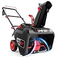 AMERISUN 21-Inch 212cc Gas Snow Blower, Single-Stage Snow Thrower with Recoil Start, 180° Adjustable Chute, 21" Clearing Width, 8-in Wheels, Lightweight Snow Removal for Driveway & Sidewalks