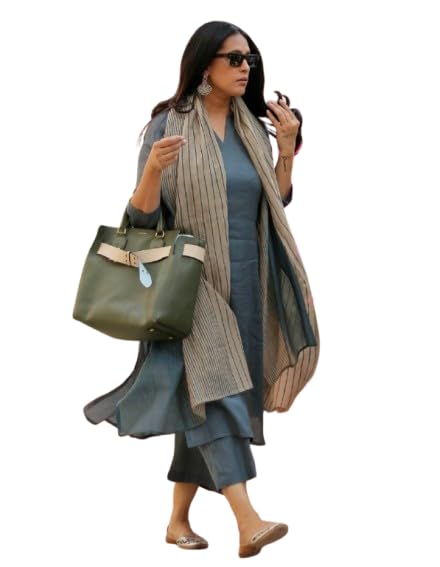 suppar sleave Women's Rayon Blend Straight Solid Kurta with Pant & Dupatta (Kalyani)-picture-12