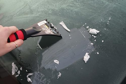 PETEX Auto Eiskratzer Eisschaber Scheibenkratzer mit Softgriff, Länge 25 cm, 1 Stück