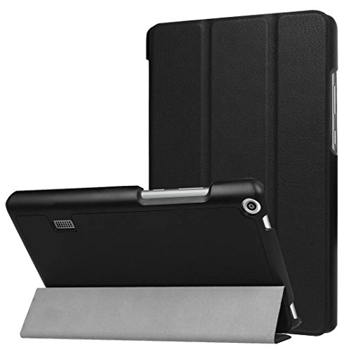 Huawei MediaPad T3 7.0 Case - Xindayi Ultra Slim Lightweight Smart-Shell Stand Cover for Huawei MediaPad T3 7.0 WiFi (BG2-W09) Tablet 2017 Release (Black)