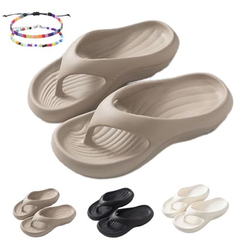 Pillow Arch Support Flip Flops for Women Men, Flip Flops for Womens, Soft Women Sandals Orthopedic, EVA Slides Summer Beach