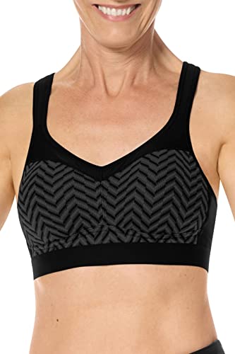 Amoena Womens Jolie Wire-Free Mastectomy Seamless Pocketed Sports Bra