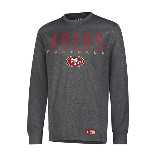 Ultra Game Men's NFL Official Game Day Long Sleeve T-Shirt