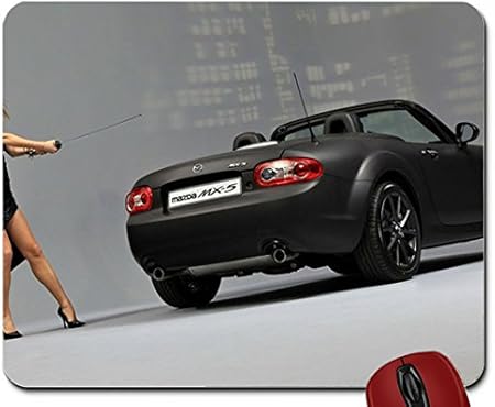 Amazon Co Jp レディースkatanaマツダ車種マツダmx5 Rear View Carsブラックとマット19 X 1080壁紙マウスパッドコンピュータマウスパッド パソコン 周辺機器