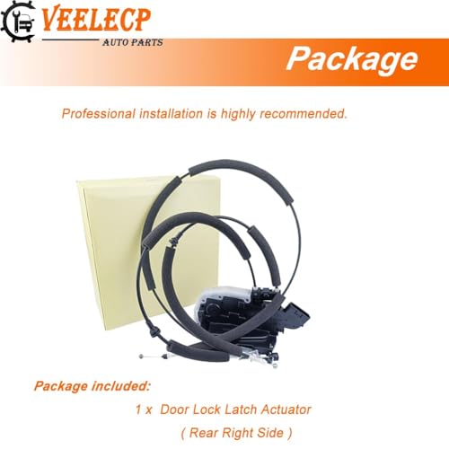 Image of Door Lock Actuator Compatible with 2014-2020 Q50 Rear Right Passenger Side