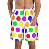 Idéal pour offrir : ce short de basket-ball élégant et fonctionnel à pois à séchage rapide avec poches est un excellent cadeau pour les amis et la famille. Ils sont parfaits pour un usage quotidien et sont un excellent choix pour les hommes qui apprécient à la fois le confort et le style.